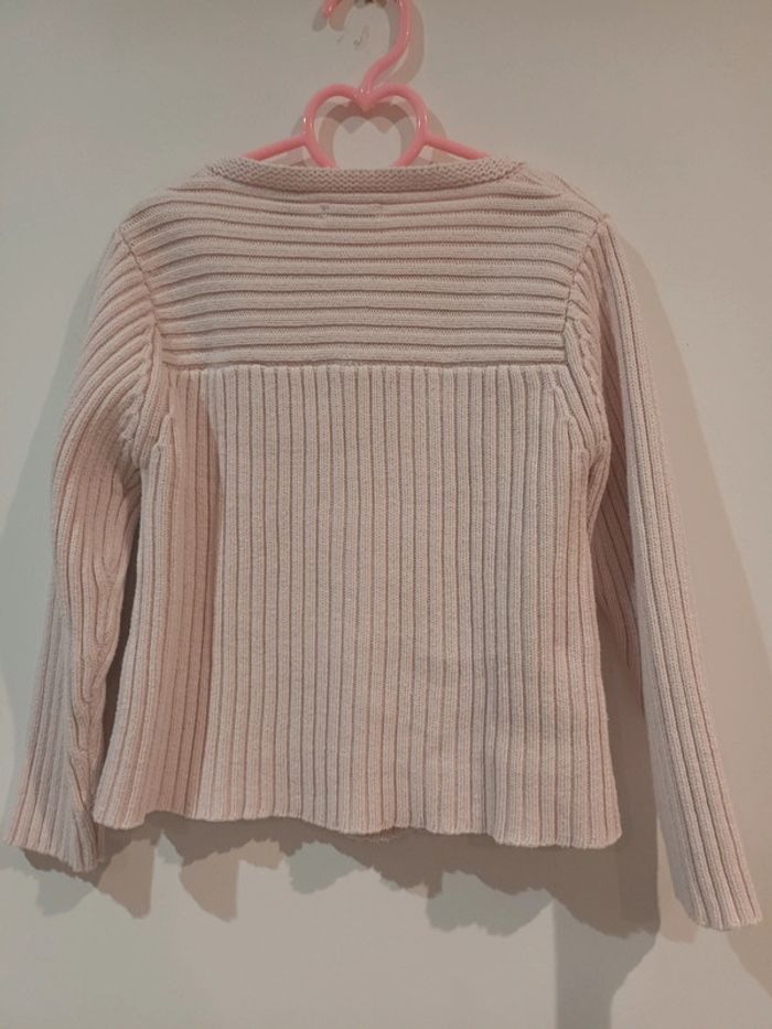 Gilet rose pâle 4ans - photo numéro 5