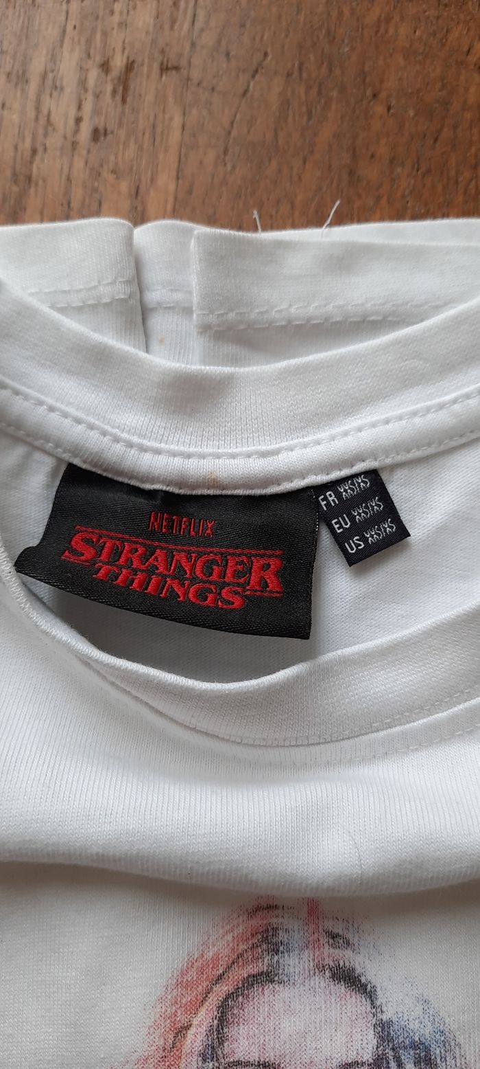T-shirt blanc Stranger Things - photo numéro 4