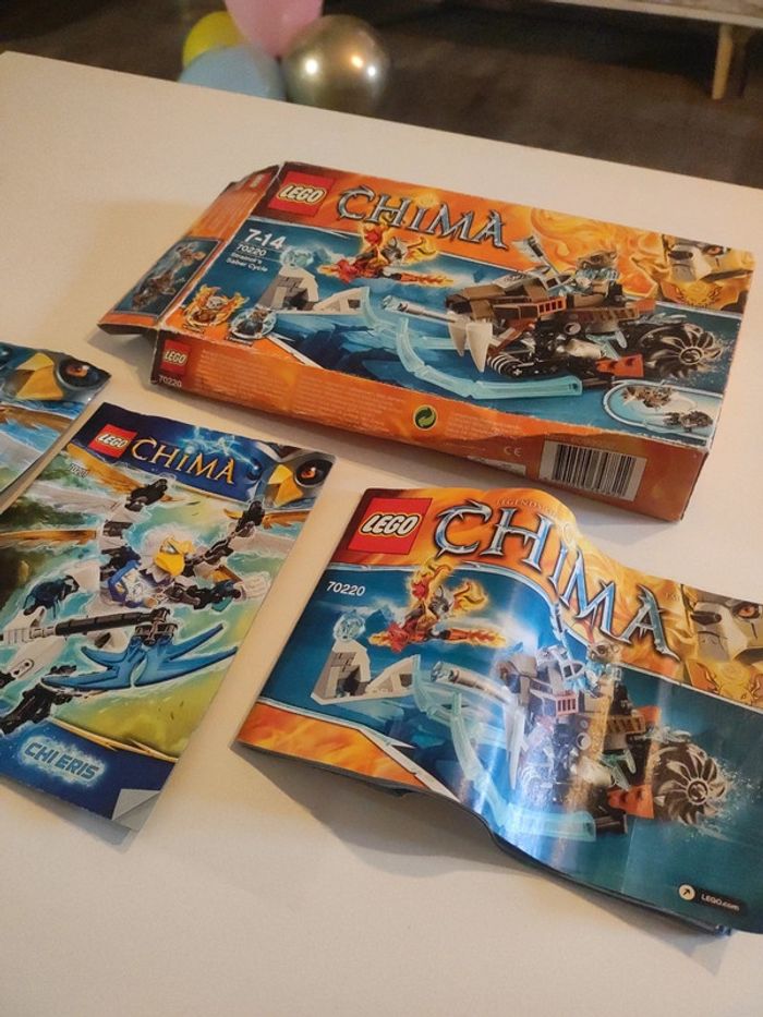 Lot de 2 notices et boîtes lego chima - photo numéro 2