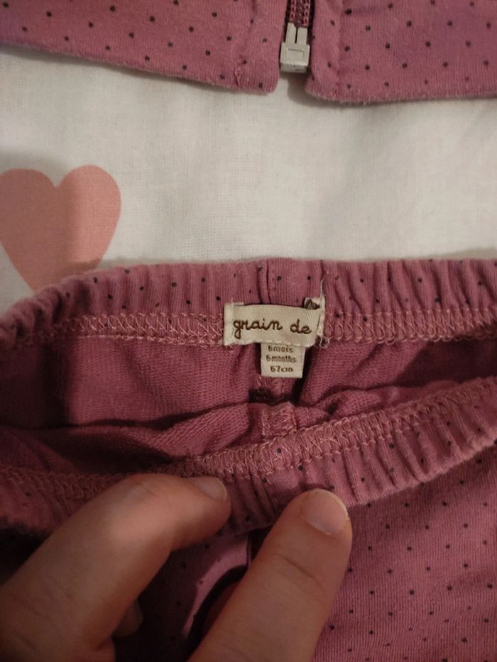 Ensemble jogging 6 mois grain de blé - photo numéro 3