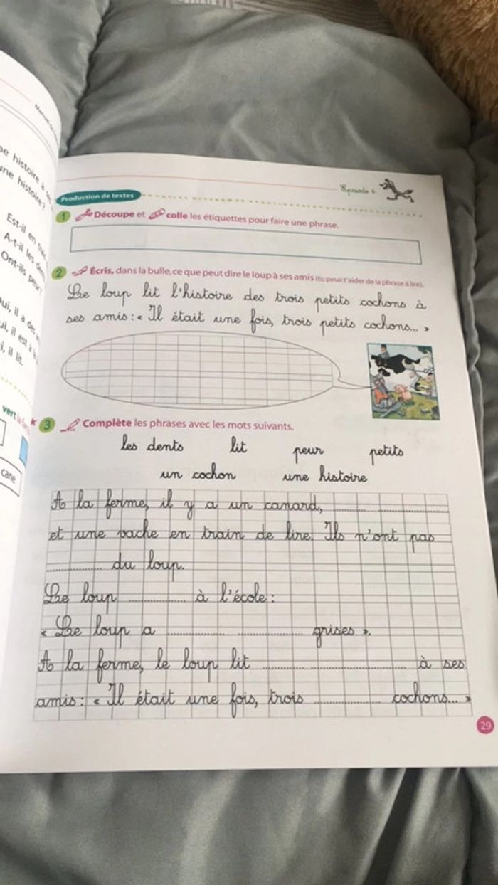 Livre Chut Je lis cahier d’exercices nº1 - photo numéro 4