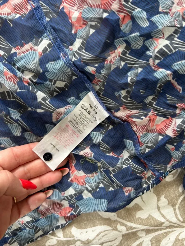 Chemise one step multicolore taille 38 - photo numéro 4
