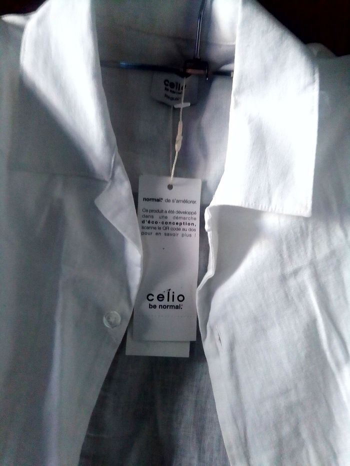 Chemise Celio en lin - photo numéro 3