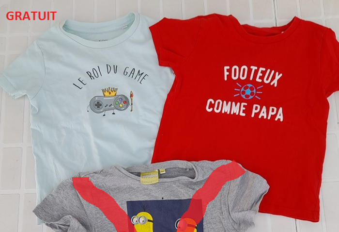 Lot de t shirts garçon 6 ans - photo numéro 4