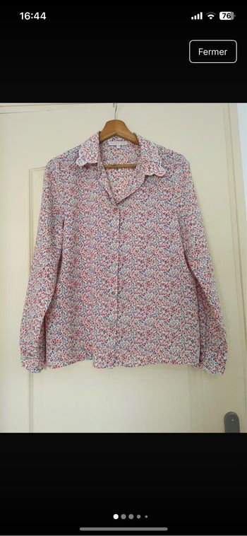 Chemise fleurie neuve