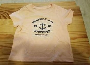 Tee shirt été fille 3 mois