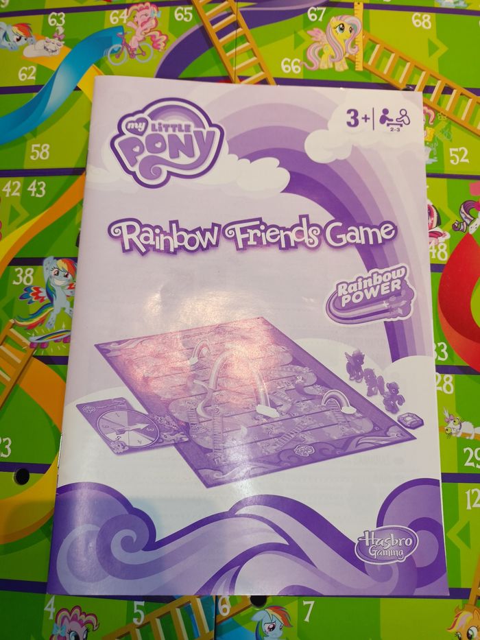 Le jeu arc en ciel m'y little pony hasbro gaming complet - photo numéro 5