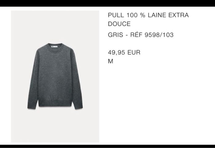 Pull laine Zara - photo numéro 4