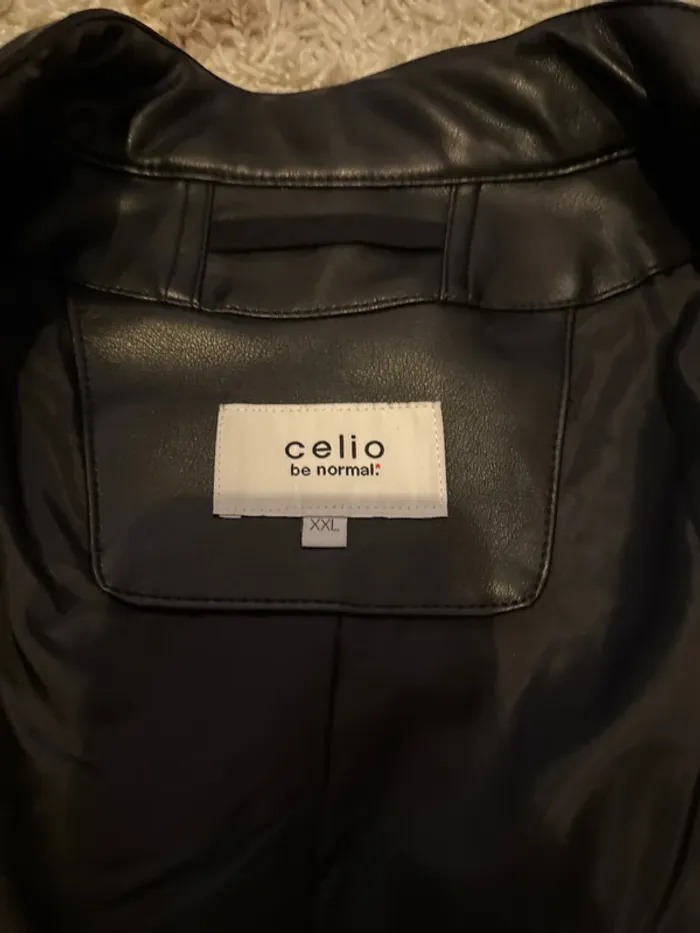 Veste en cuir Celio - photo numéro 2