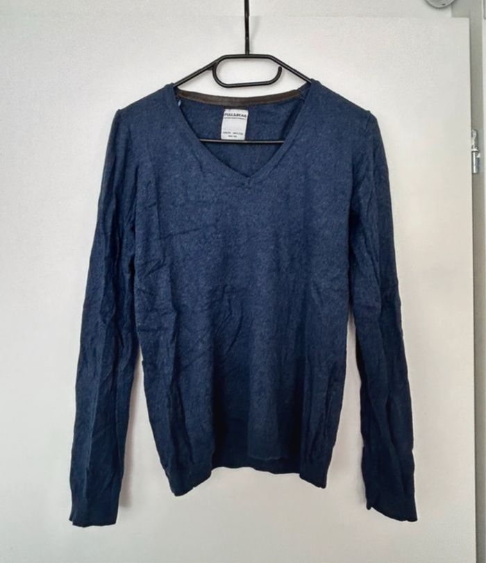 Pull bleu fin - photo numéro 2
