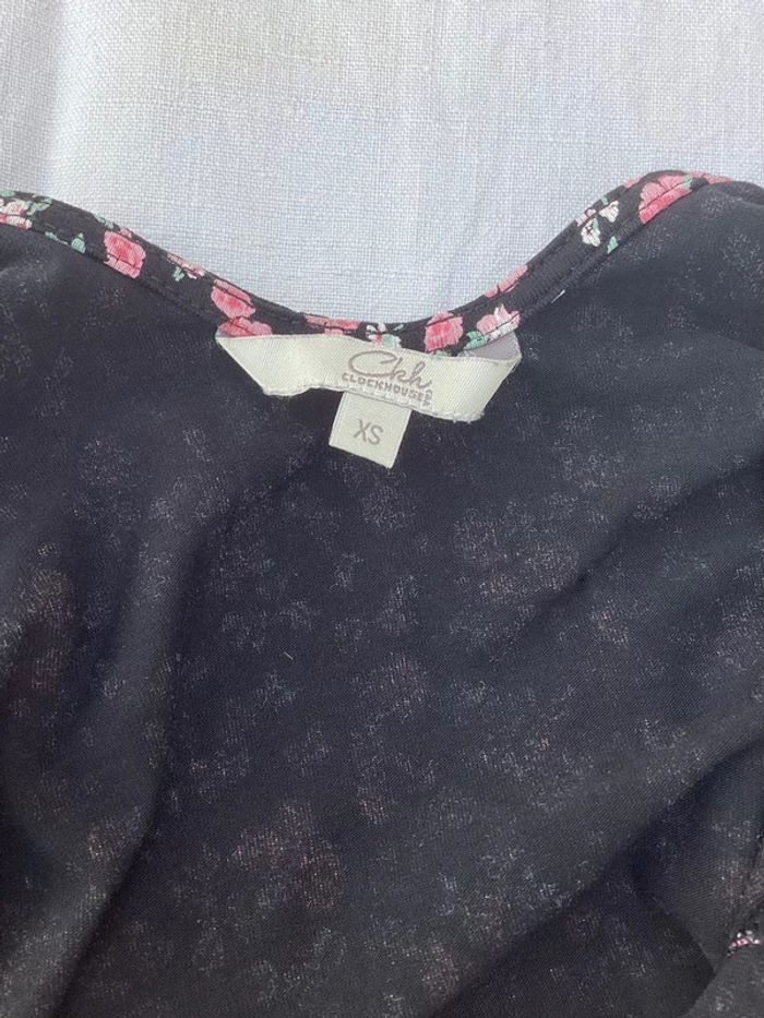 Robe floral Clockhouse taille XS - Très bon état - photo numéro 7
