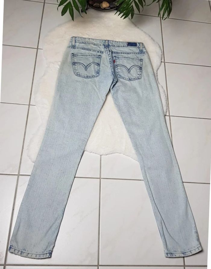 Jean Levi's 524 Too Superlow Skinny Bleu Clair - photo numéro 3