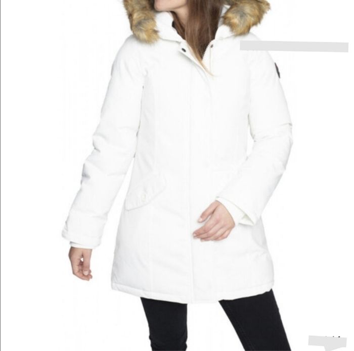 Parka blanche de la marque Geographical Norway