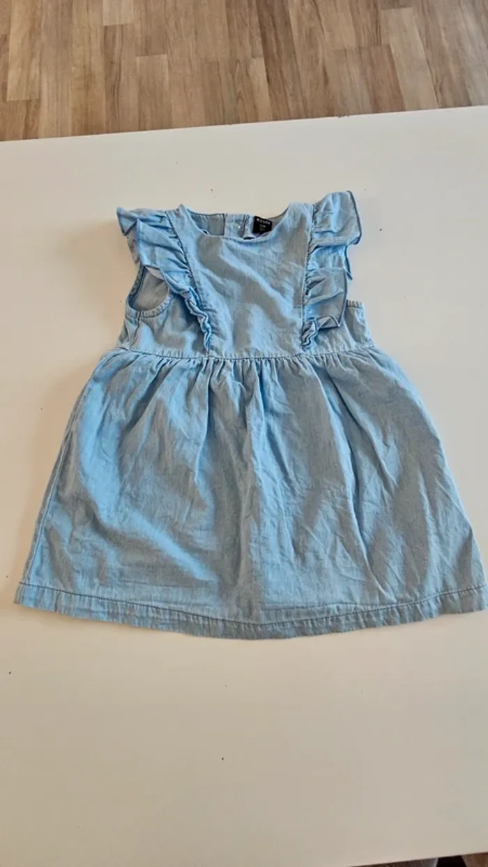 Robe jeans bleu 12mois