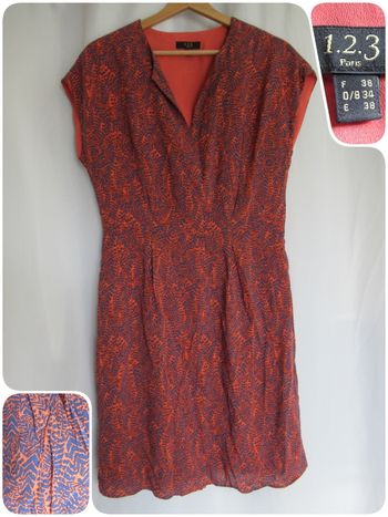 Robe courte imprimé