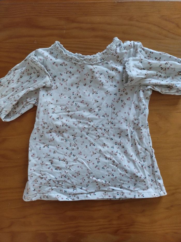 Tee shirt manches longues H&M 2/3 ans fille
