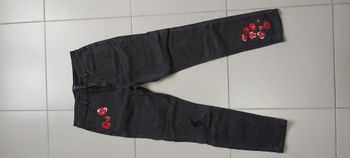 Jeans slim fit Motif fleur 40