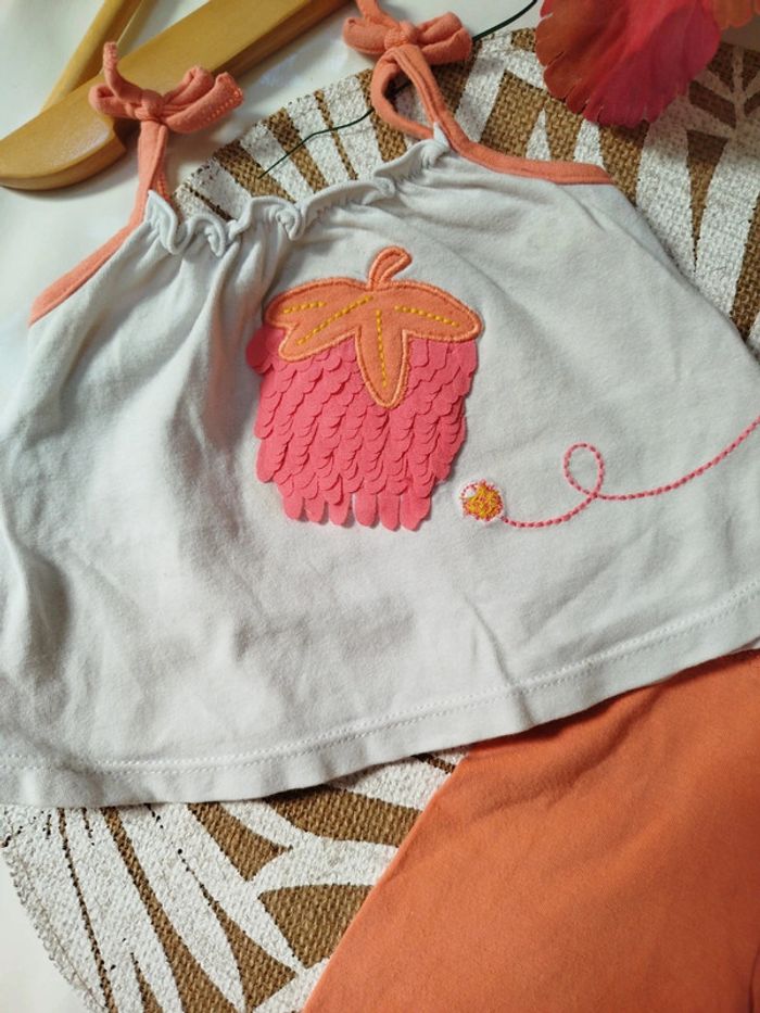 Ensemble débardeur legging fraise 🍓 - photo numéro 2