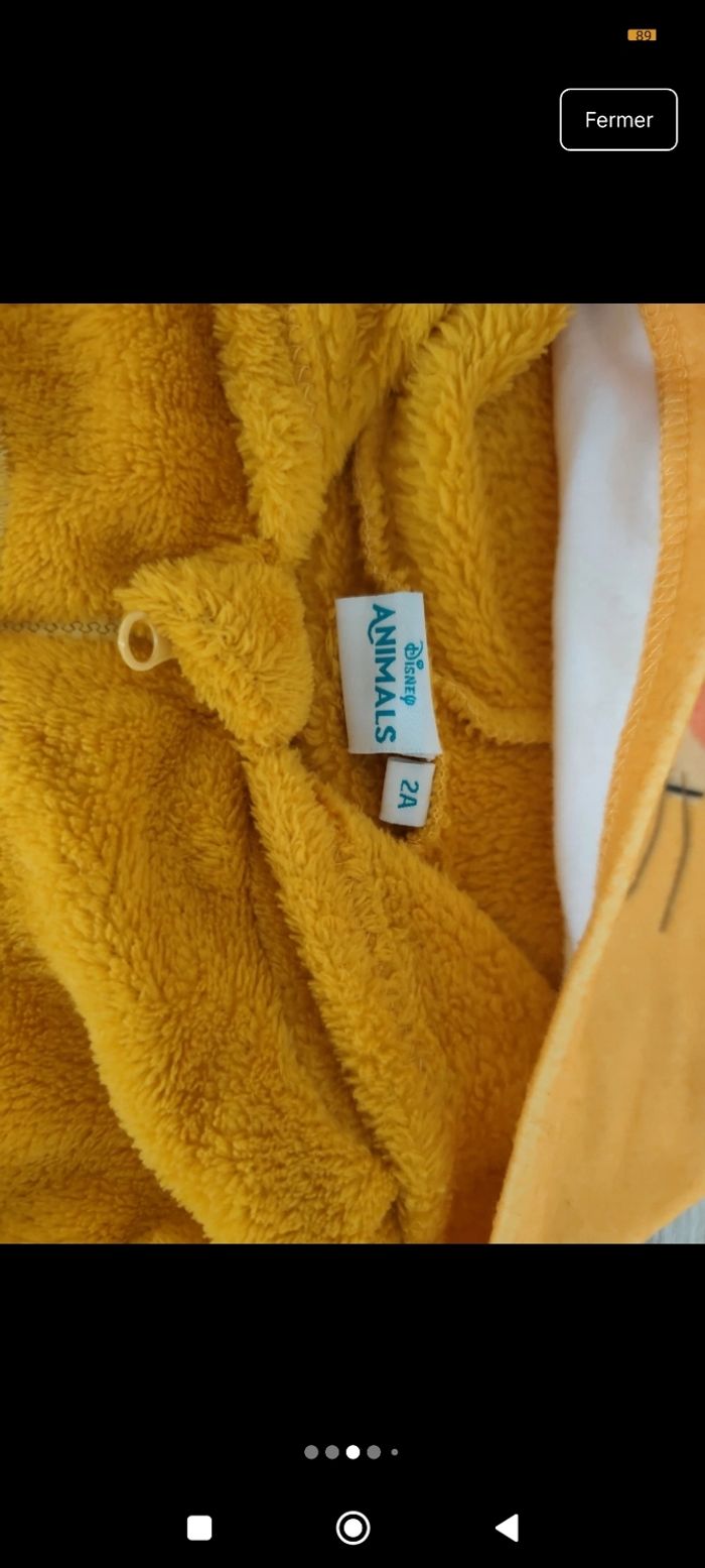 Combinaison/ surpyjama Simba - photo numéro 3