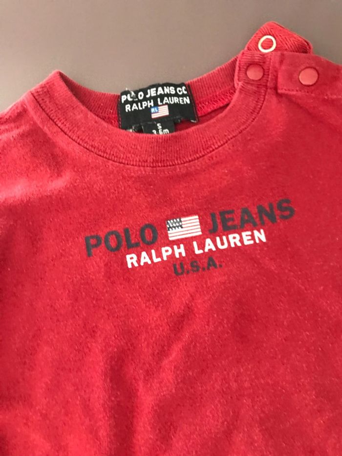 Tee shirt Polo Ralph Lauren vintage 3/6 mois - photo numéro 2