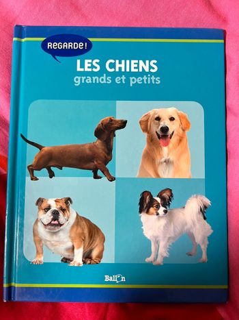 Livre les chiens grands et petits ballon