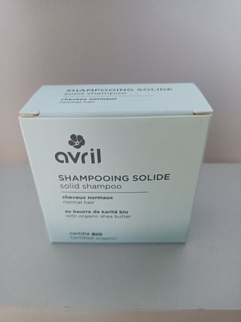 Shampooing solide Avril cheveux normaux