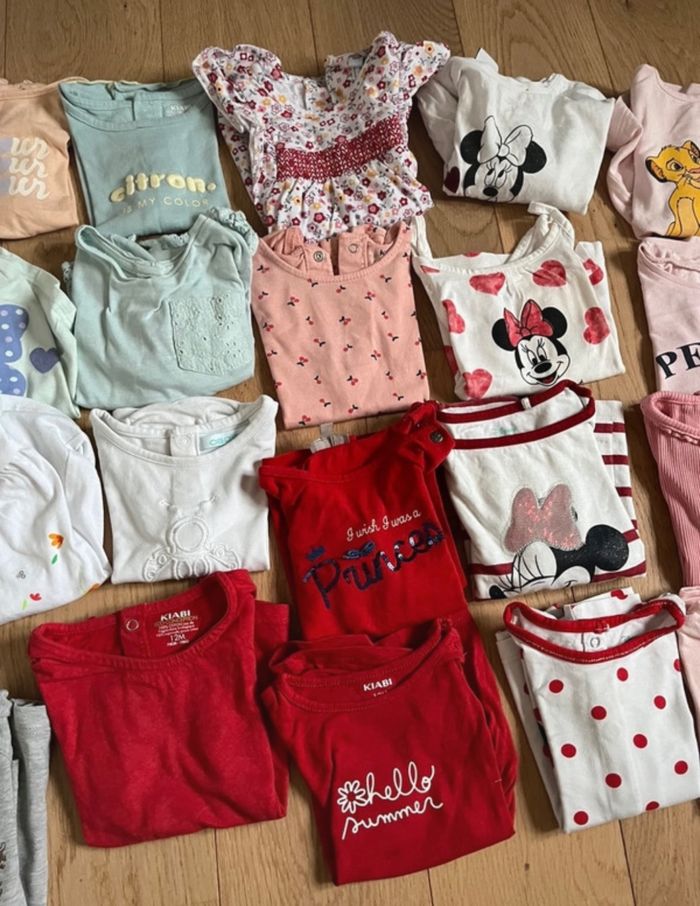 Lot t shirt 12 mois - photo numéro 3