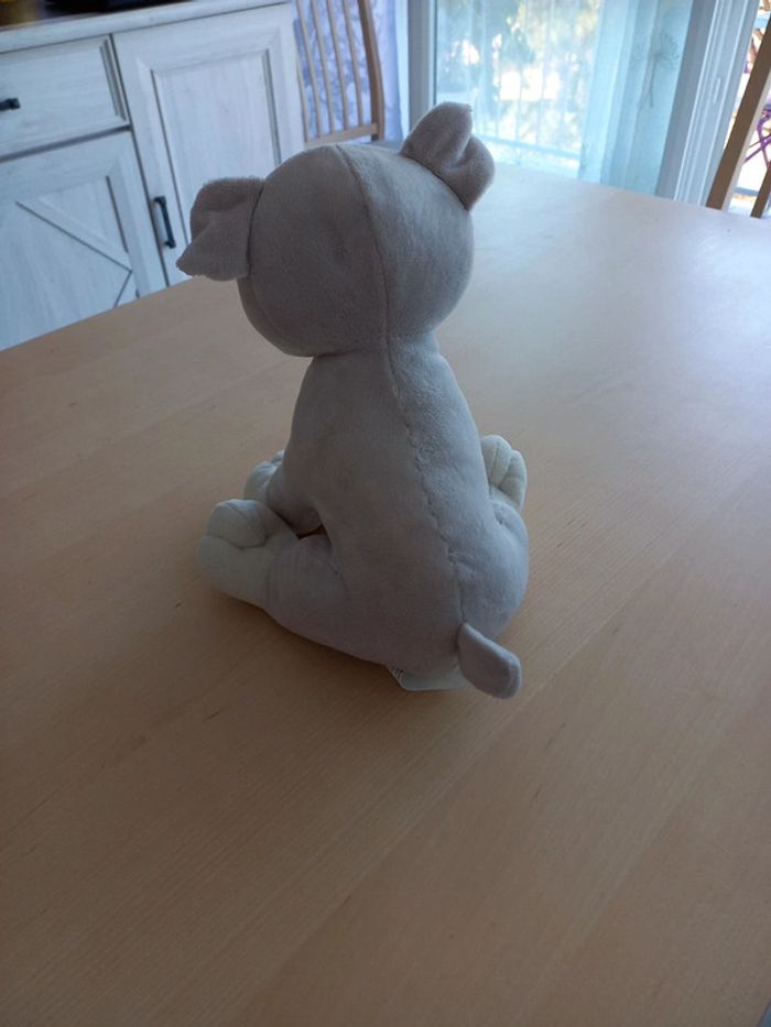 Peluche chien assis - photo numéro 2