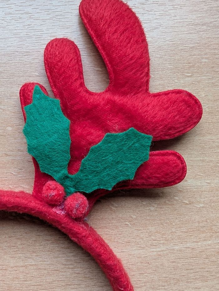 Serre-Tête de Noël "Rennes" Festif - photo numéro 3