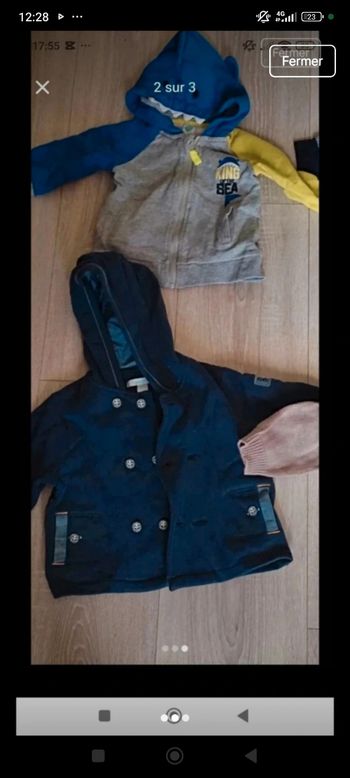 Veste obaibi en 12 mois en très bon état