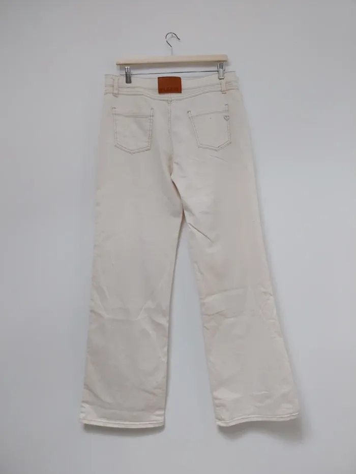 Jean large beige Please 40 - photo numéro 2