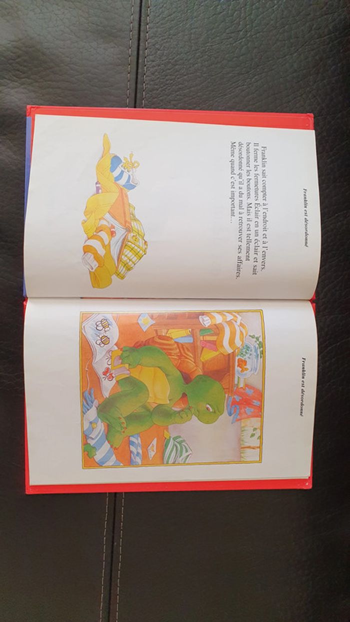 Livre " Franklin est désordonné " , collection la bibliothèque Hachette des Petits. - photo numéro 7