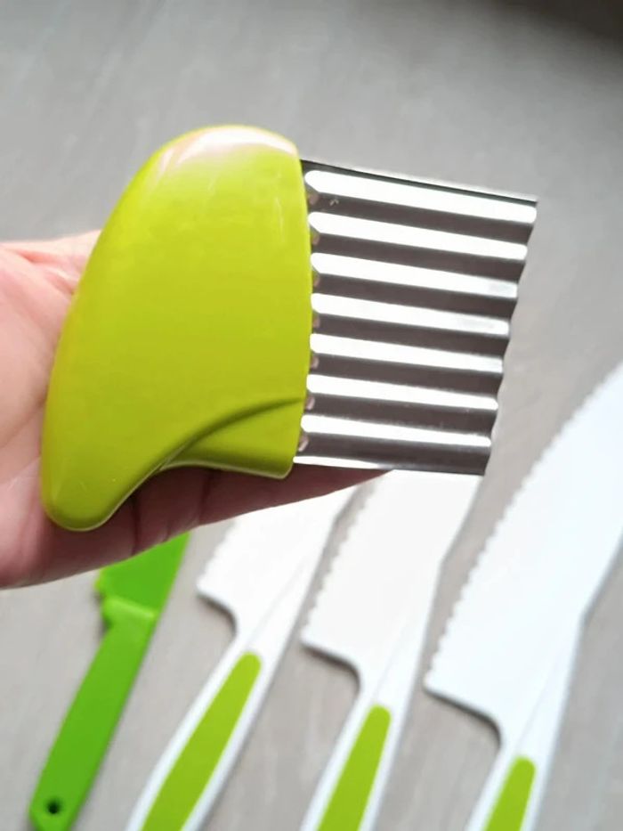 Ensemble de cuisine 6 pièces pour enfant neuf vert - photo numéro 6