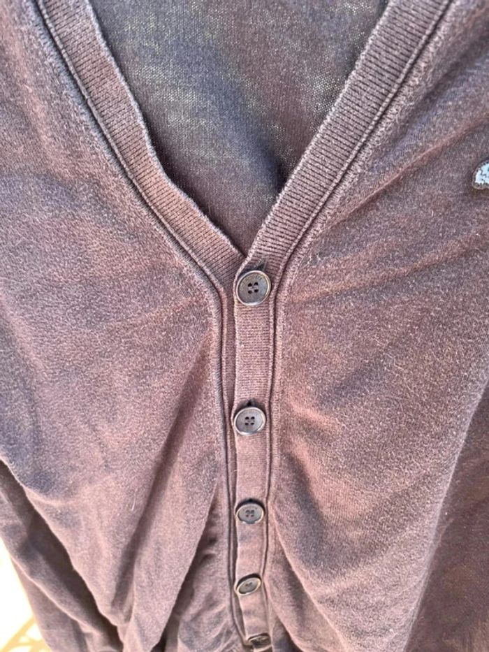 Gilet bleu marine Lacoste taille 7 XXL - photo numéro 7