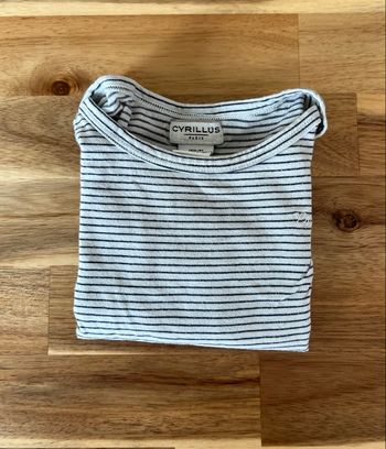 T-shirt ML Cyrillus 18 mois