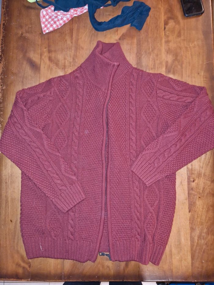 Gilet bordeaux
