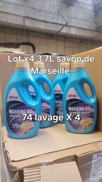 Pack x4 3.7L savon de Marseille 