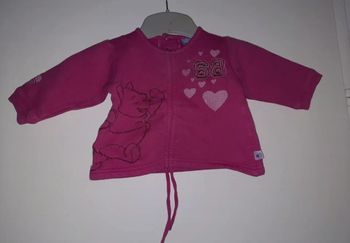 Sweat winnie rose fille taille 12 mois