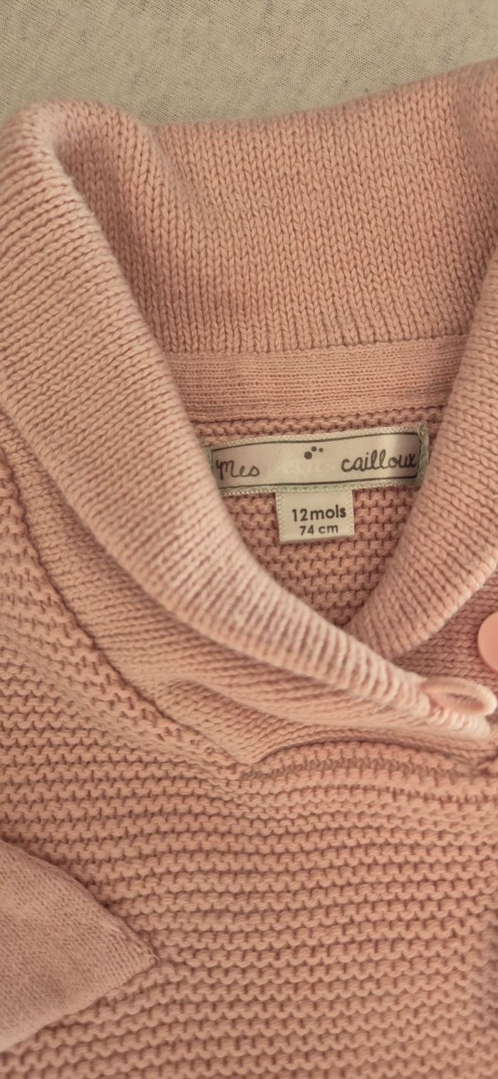 Poncho Tricot Bébé – Taille 12 mois (convient plutôt à 9 mois) - photo numéro 3
