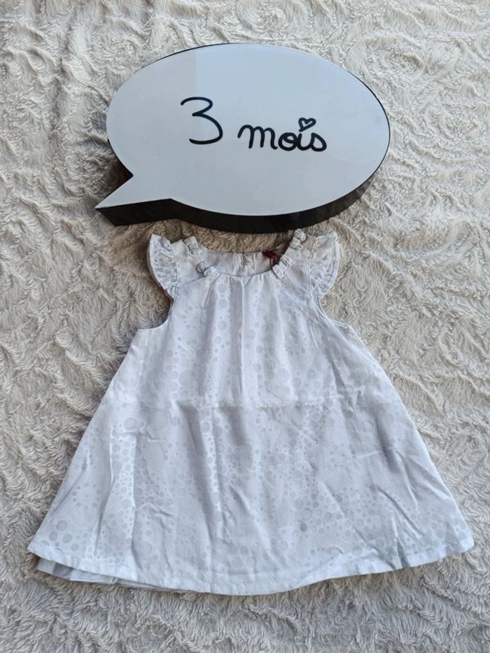 Robe de cérémonie fête anniversaire mariage Noël Fille 3 mois Orchestra Pomme Framboise