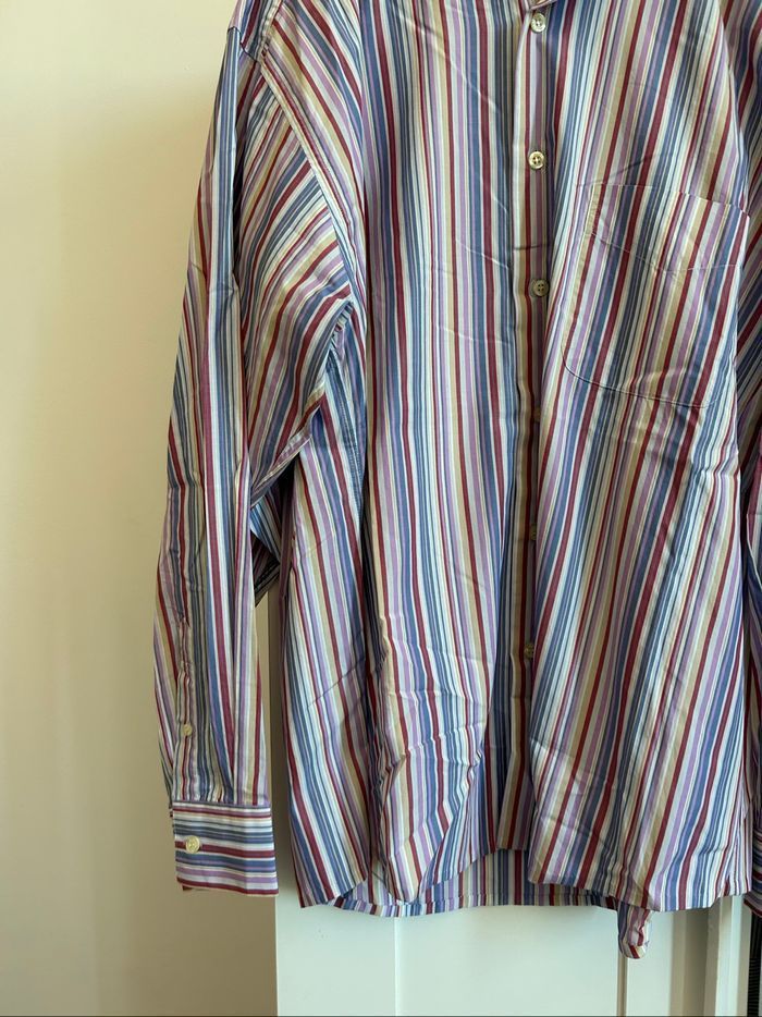 Chemise lila à rayures Homme Burton Tailles L-XL - photo numéro 2