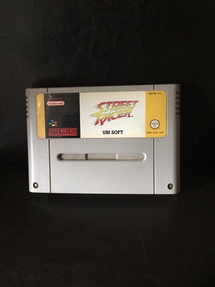 Jeu Snes Street Racer pal Eur