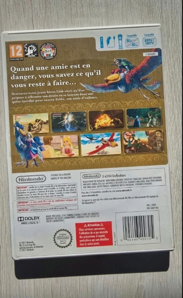 Jeu Wii The legend of zelda skyward sword collection 25nd anniversaire - photo numéro 2