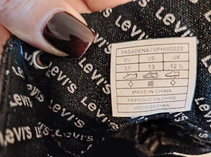 Bottines noires fille T31 Levi's - photo numéro 4