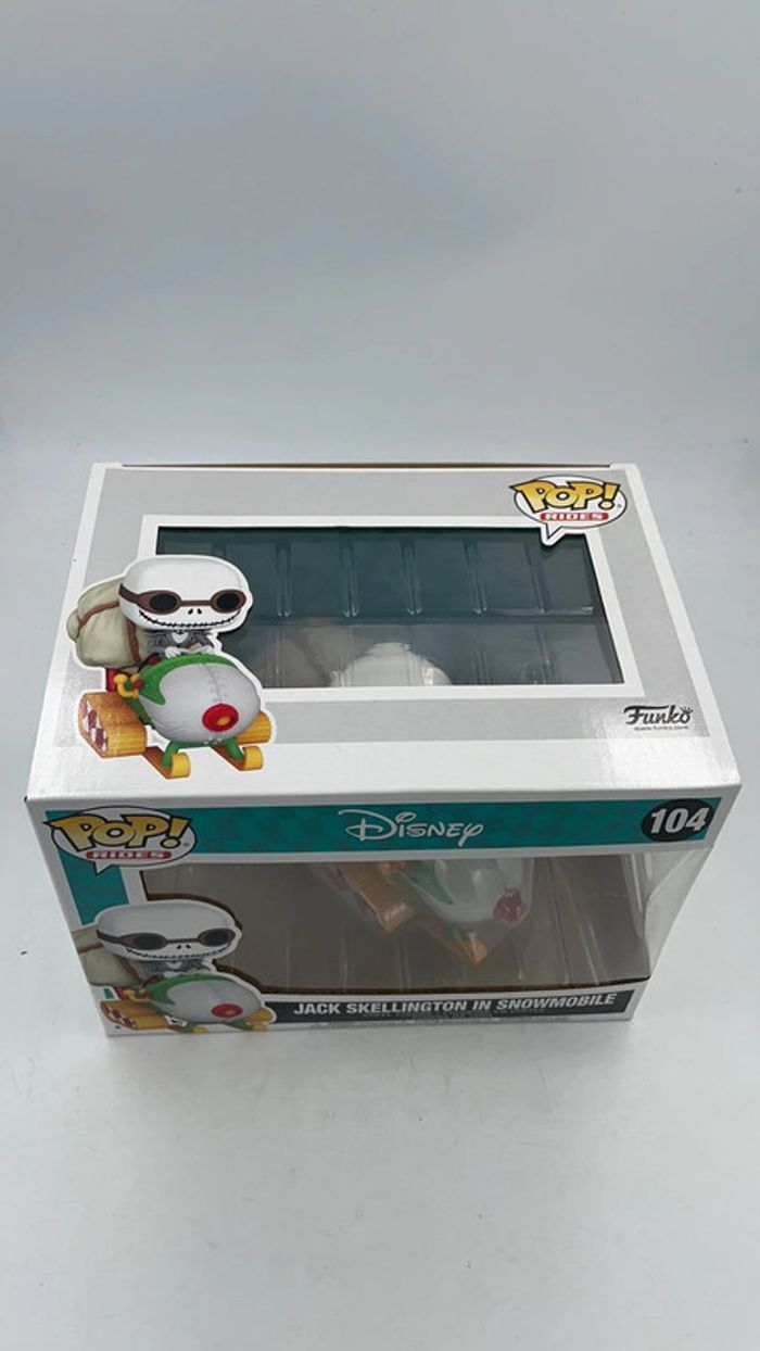 Figurine Funko Pop Disney Jack Skellington In Snowmobile N•104 neuf - photo numéro 5