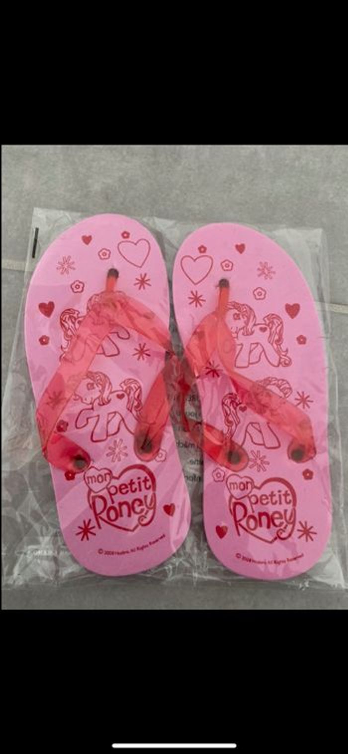 Tongs Mon petit poney Neuve Taille 25/26 - photo numéro 2
