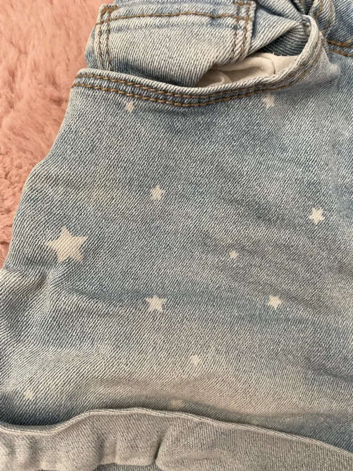 Short jean court taille modulable - photo numéro 2