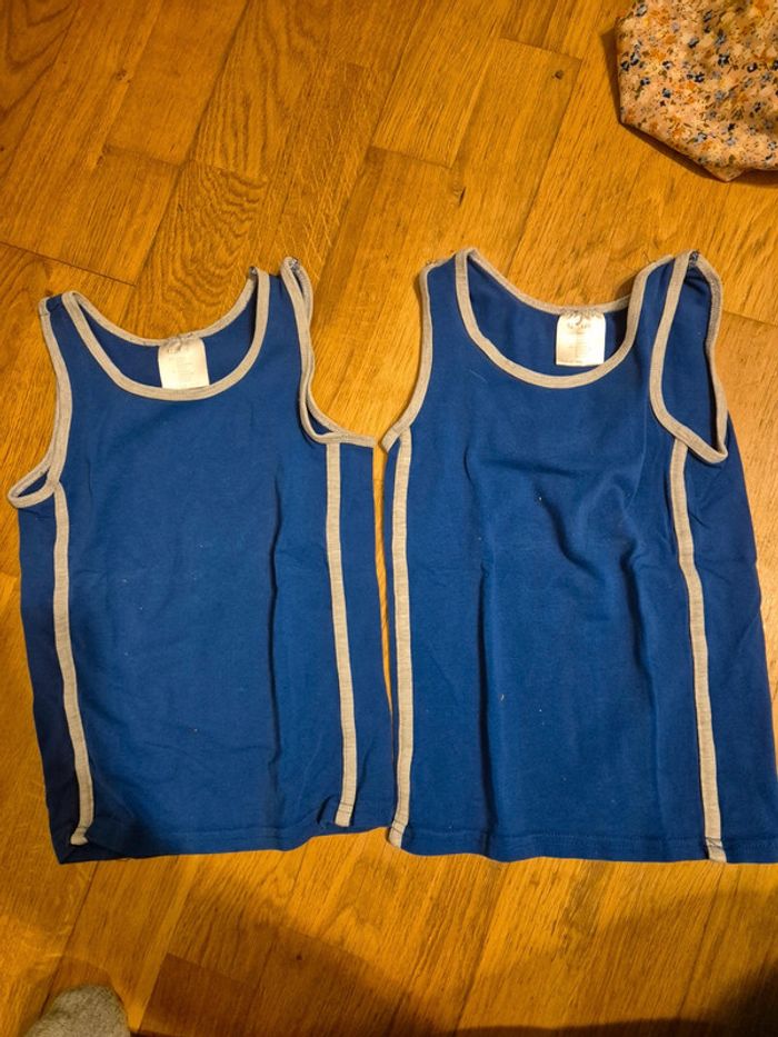 Lot de deux maillots de corps