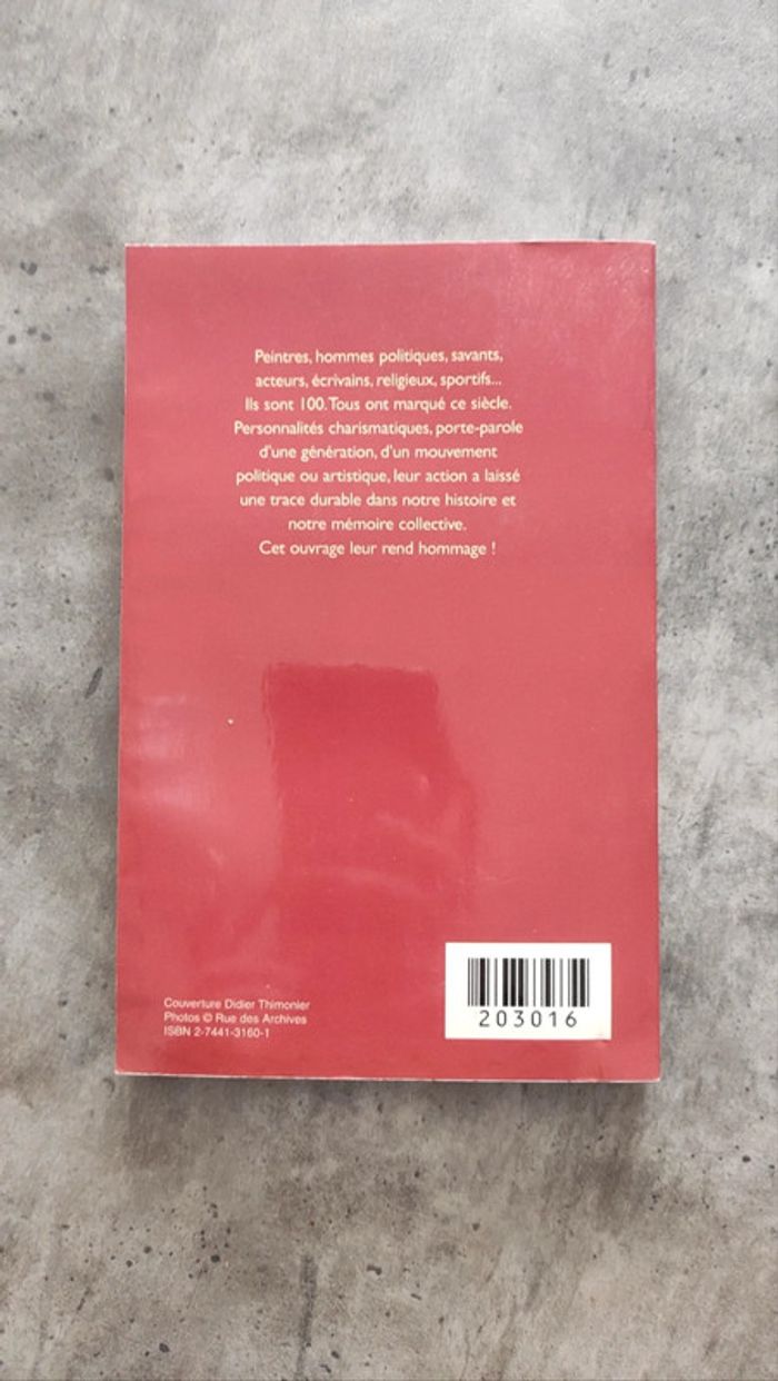 Les 100 personnages du XXeme siècle - photo numéro 2