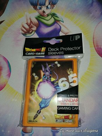 Lot Sleeve Ultra Pro Dragon Ball Super Beerus rangement carte card god